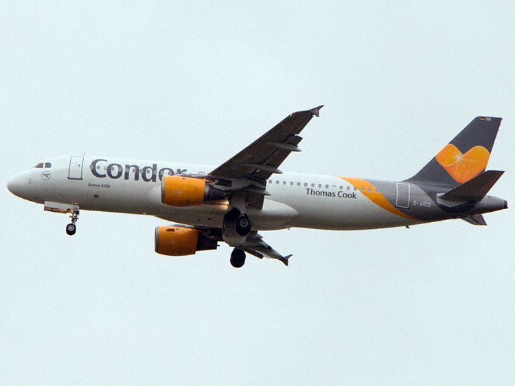 Airbus A320-212 of Condor diverts to Munich because of hydraulic failure